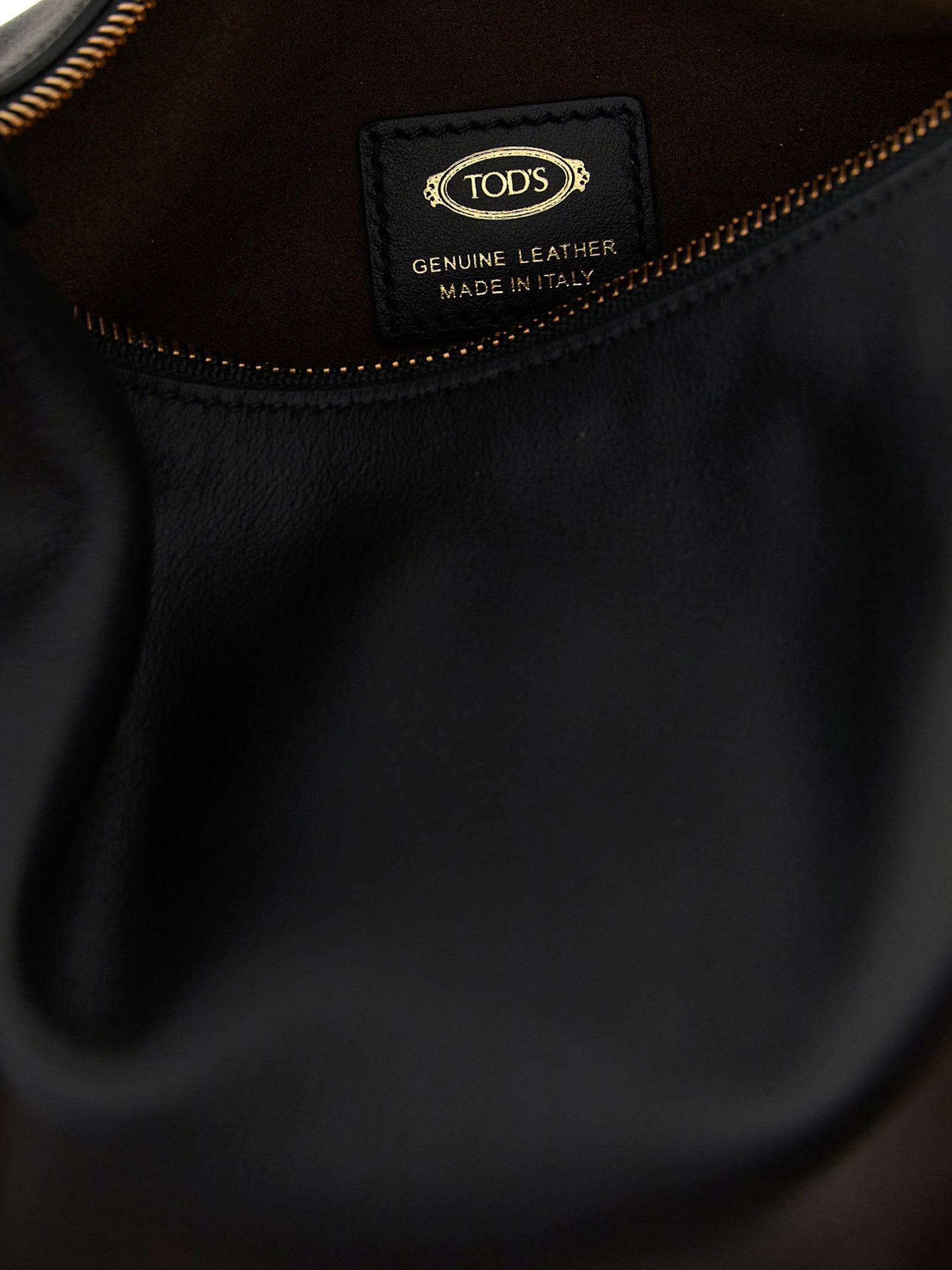 Tod's Black Calfskin Mini Shoulder Bag
