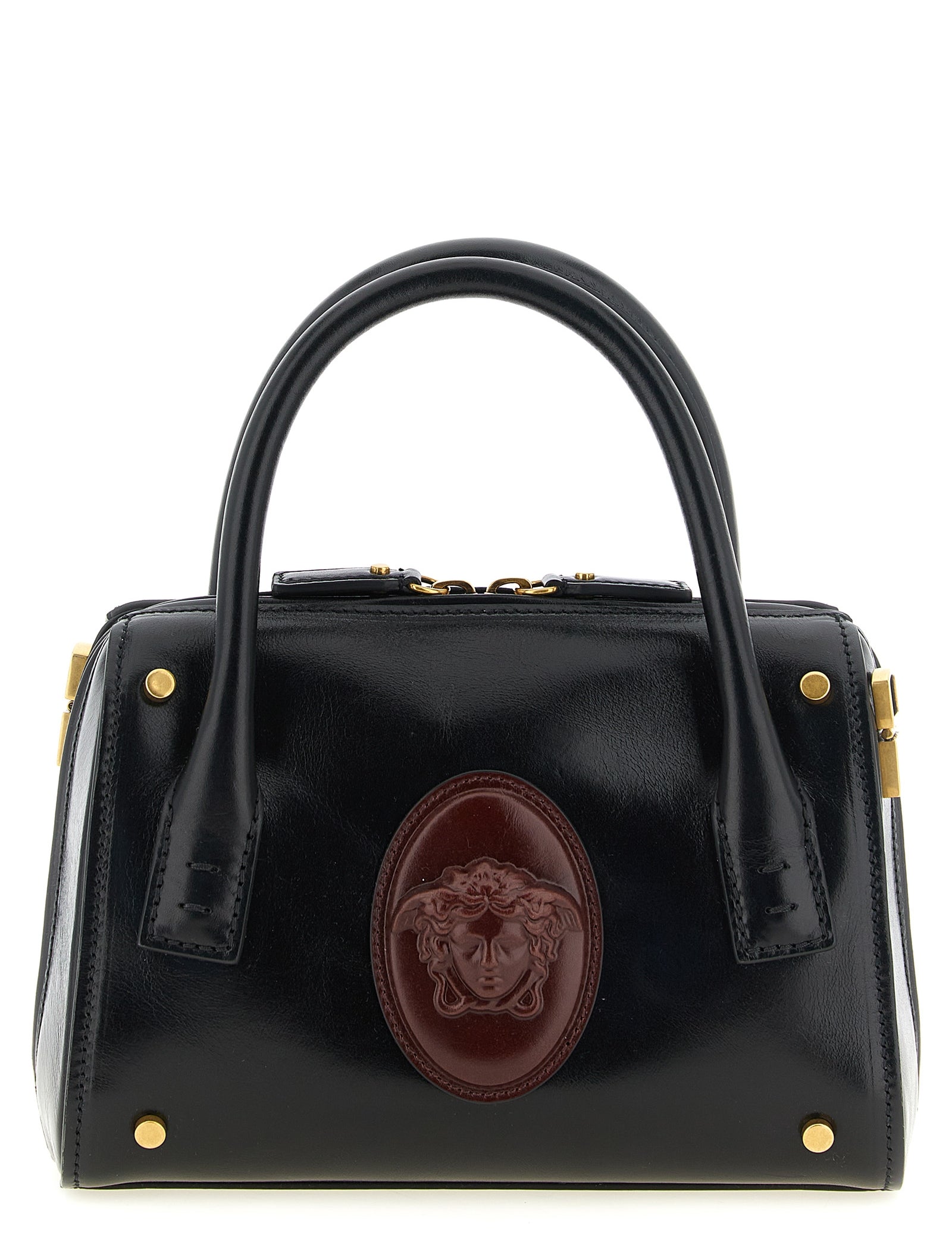 Versace Black Calfskin Small Handbag