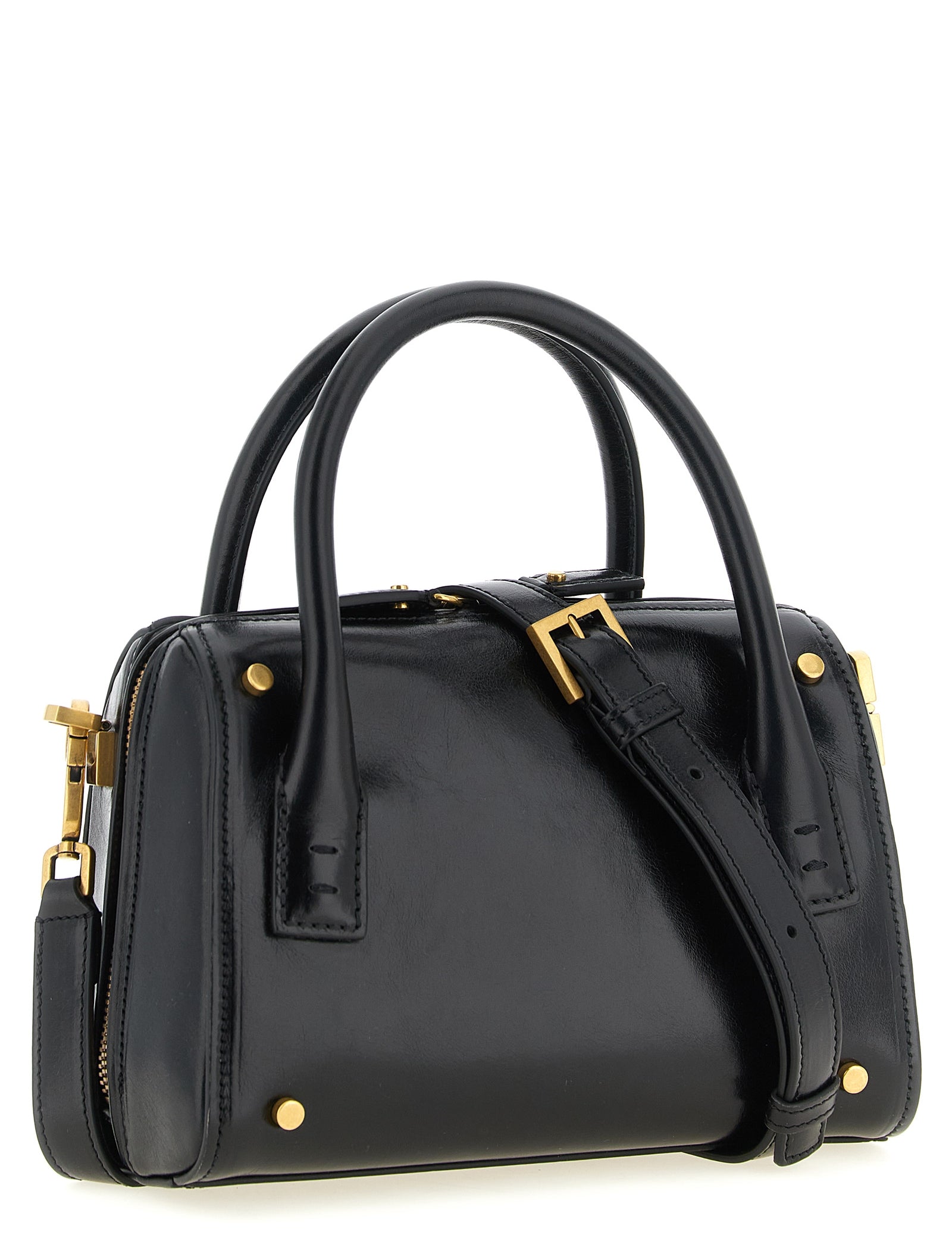 Versace Black Calfskin Small Handbag
