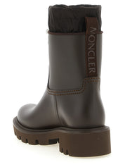 Moncler Brown PVC Ankle Boots