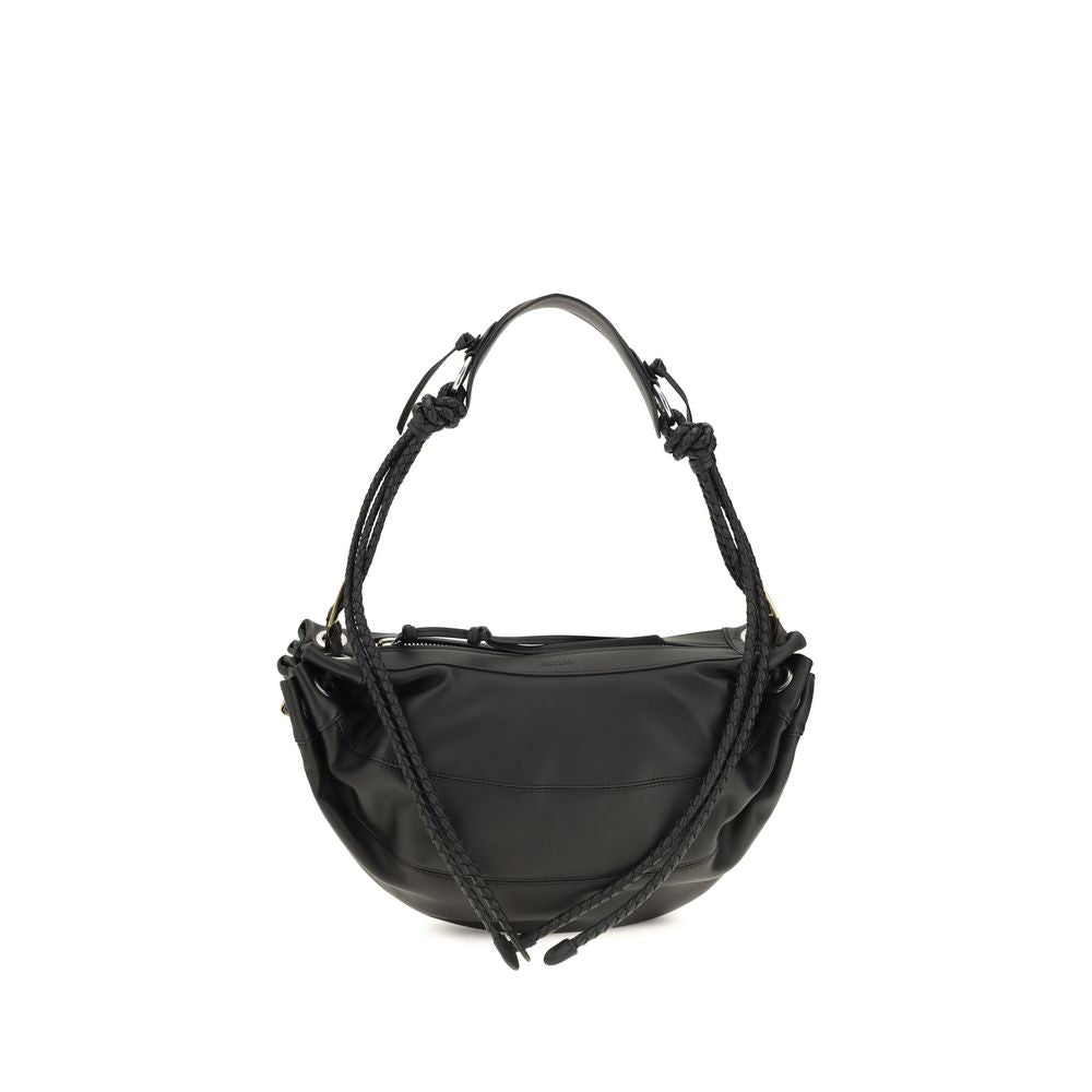 Isabel Marant Black Lambskin Shoulder Bag