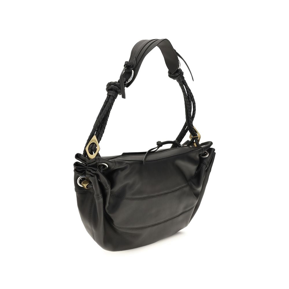 Isabel Marant Black Lambskin Shoulder Bag