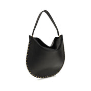 Isabel Marant Black Calf Leather Shoulder Bag