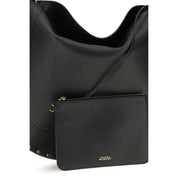 Isabel Marant Black Calf Leather Shoulder Bag