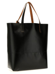 Marni Black Polyurethane Tote Bag