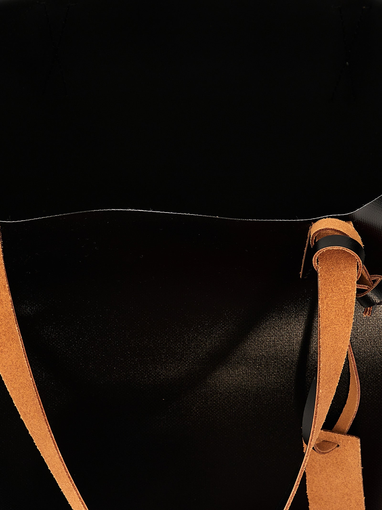 Marni Black Polyurethane Tote Bag