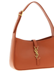 Saint Laurent Orange Calfskin Shoulder Bag