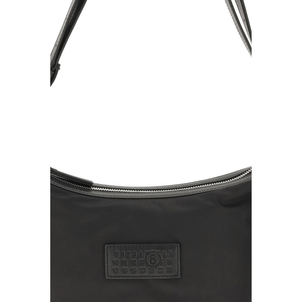 MM6 Maison Margiela Black Nylon Shoulder Bag