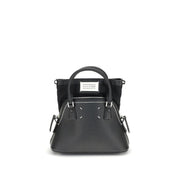 Maison Margiela Black Calf Leather Shoulder Bag