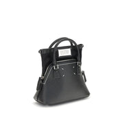 Maison Margiela Black Calf Leather Shoulder Bag
