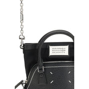 Maison Margiela Black Calf Leather Shoulder Bag