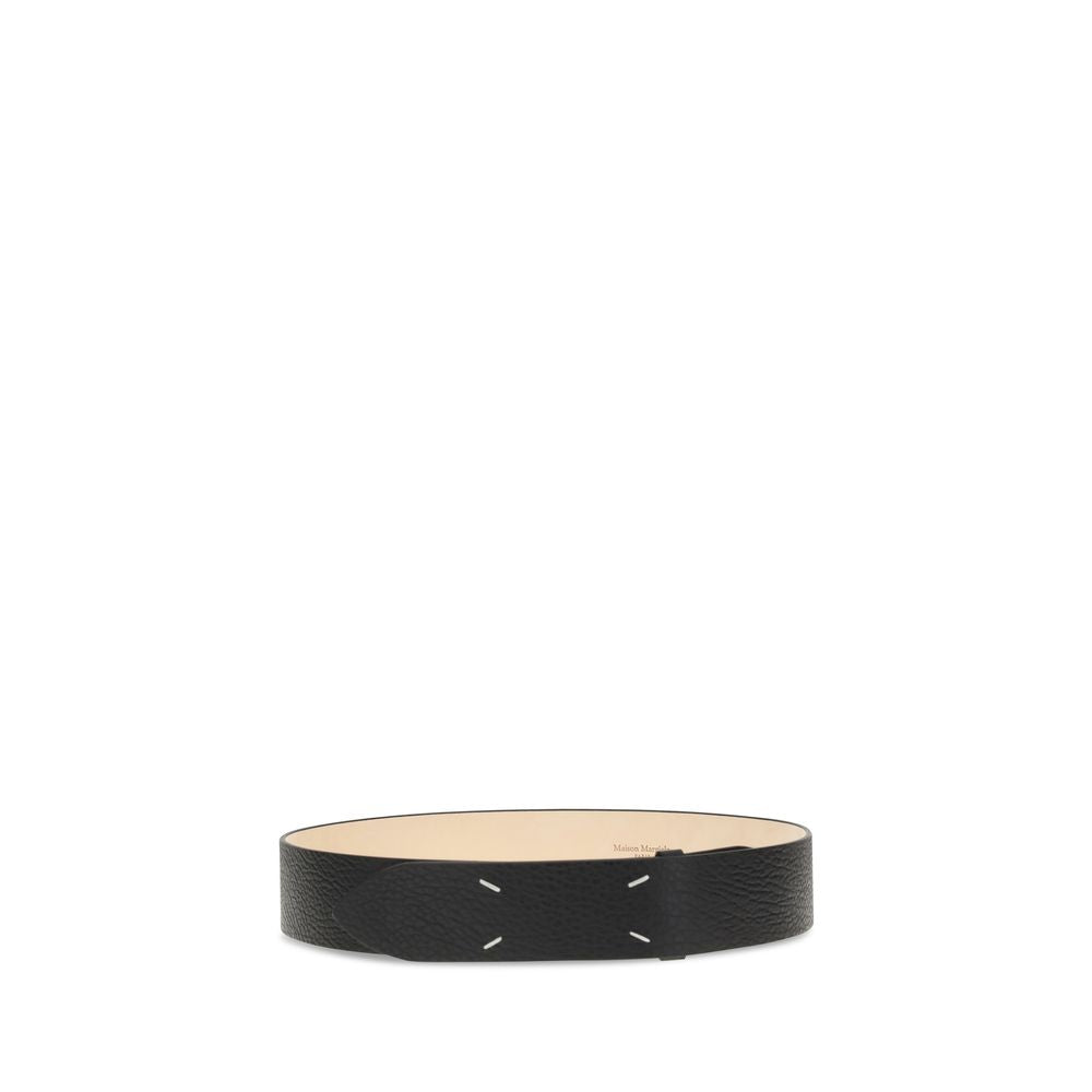 Maison Margiela Black Calf Leather Belt