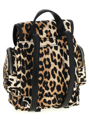 Ganni Brown Recycled Polyamide Backpack