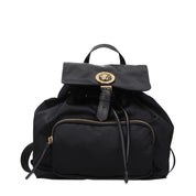 Versace Black Fabric Backpack