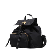 Versace Black Fabric Backpack