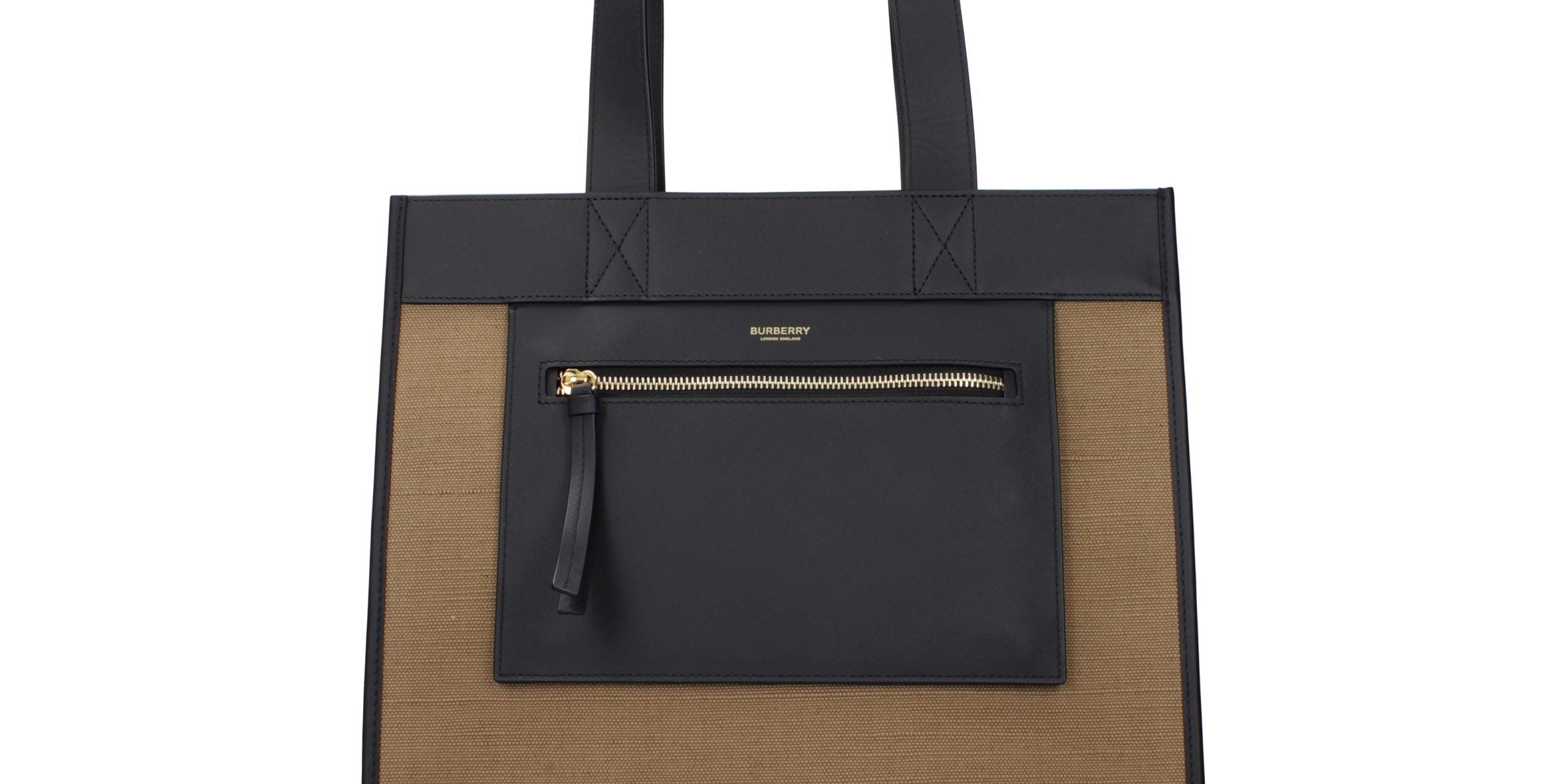 Burberry Brown Fabric Shoulder Bag