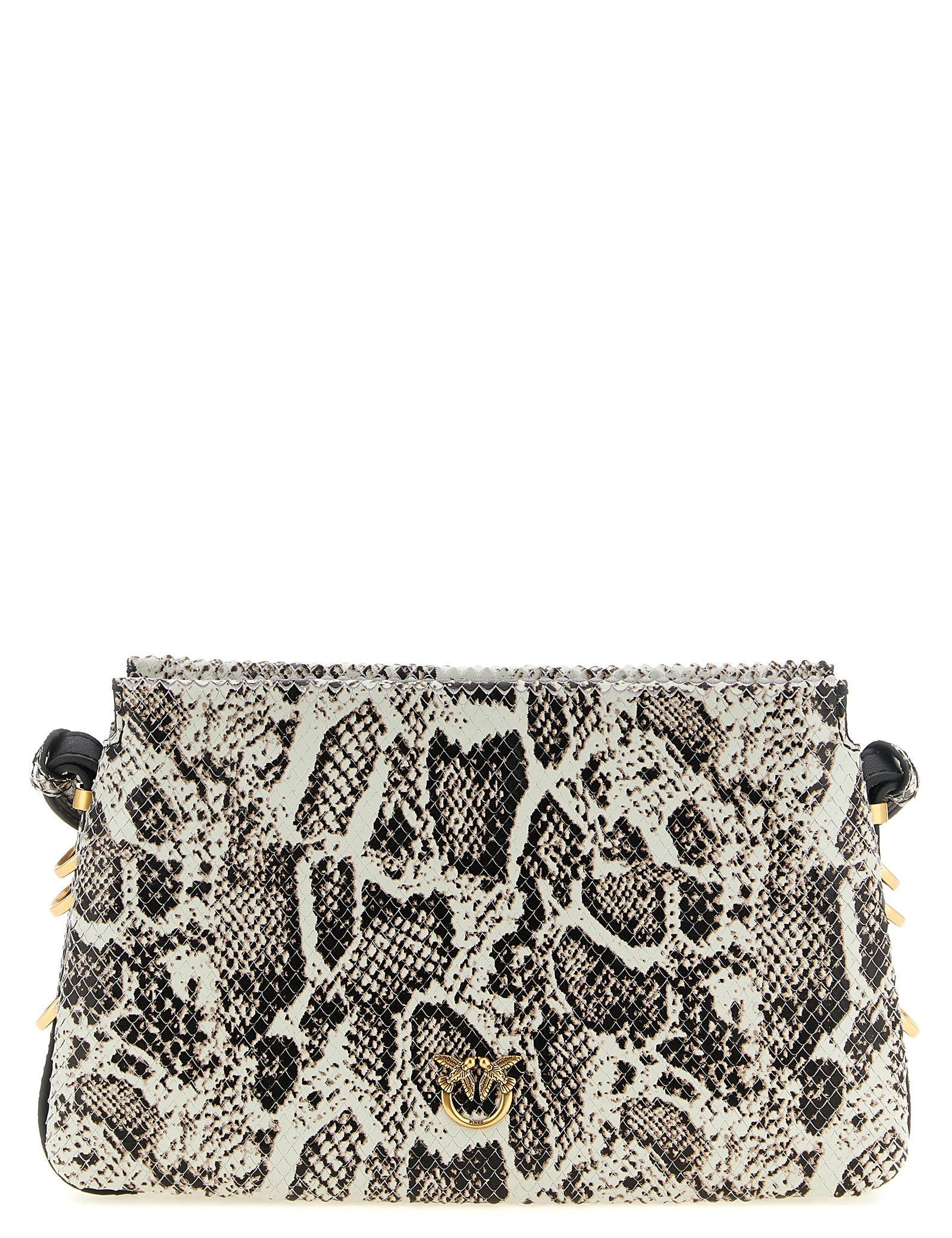 PINKO Multicolor Calf Leather Mini Crossbody Bag