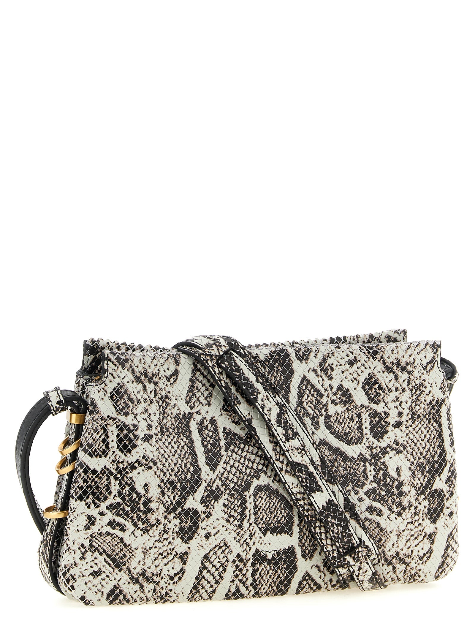 PINKO Multicolor Calf Leather Mini Crossbody Bag