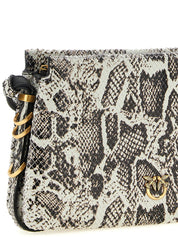 PINKO Multicolor Calf Leather Mini Crossbody Bag