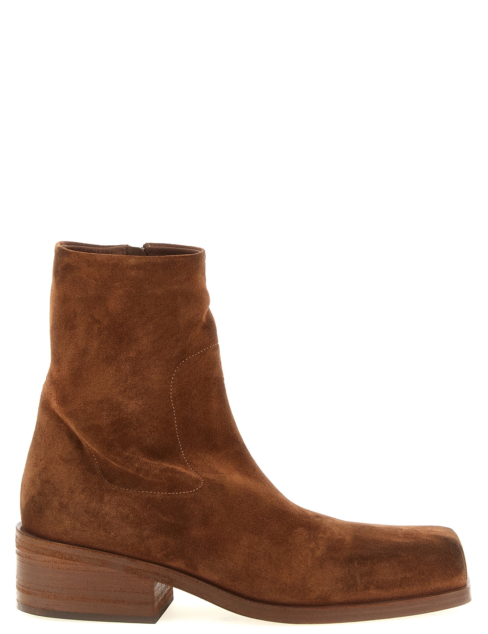 Marsèll Brown Calfskin Ankle Boots