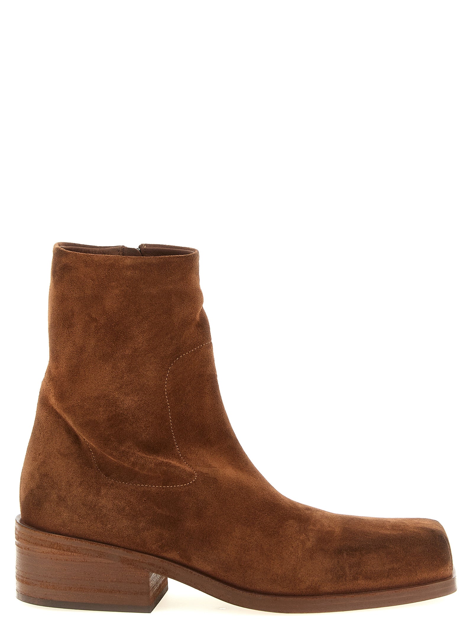 Marsèll Brown Calfskin Ankle Boots