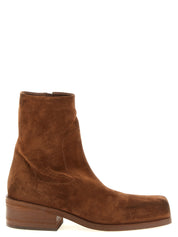 Marsèll Brown Calfskin Ankle Boots