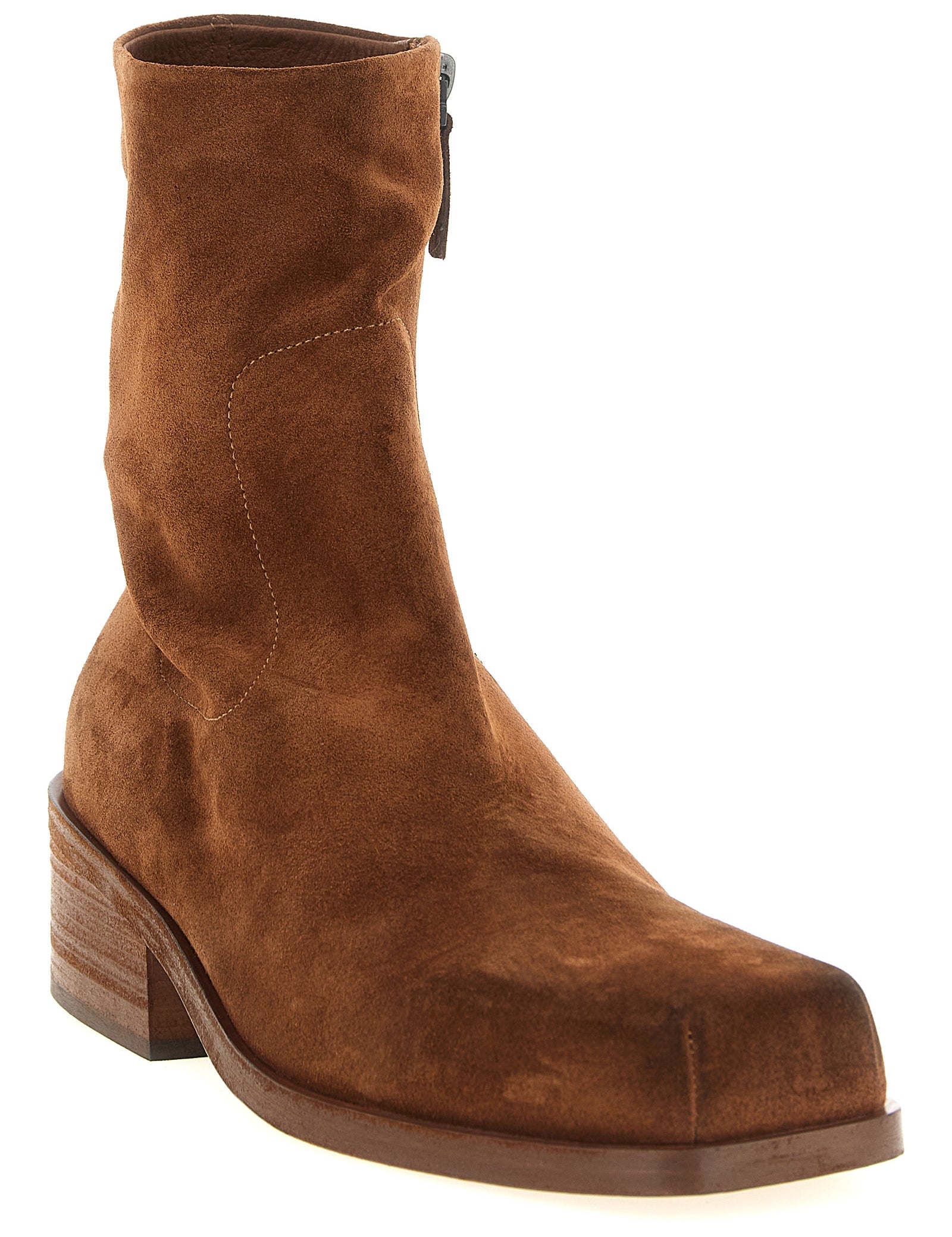 Marsèll Brown Calfskin Ankle Boots