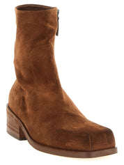 Marsèll Brown Calfskin Ankle Boots