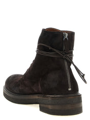 Marsèll Dark Brown Calfskin Amphibious Ankle Boots