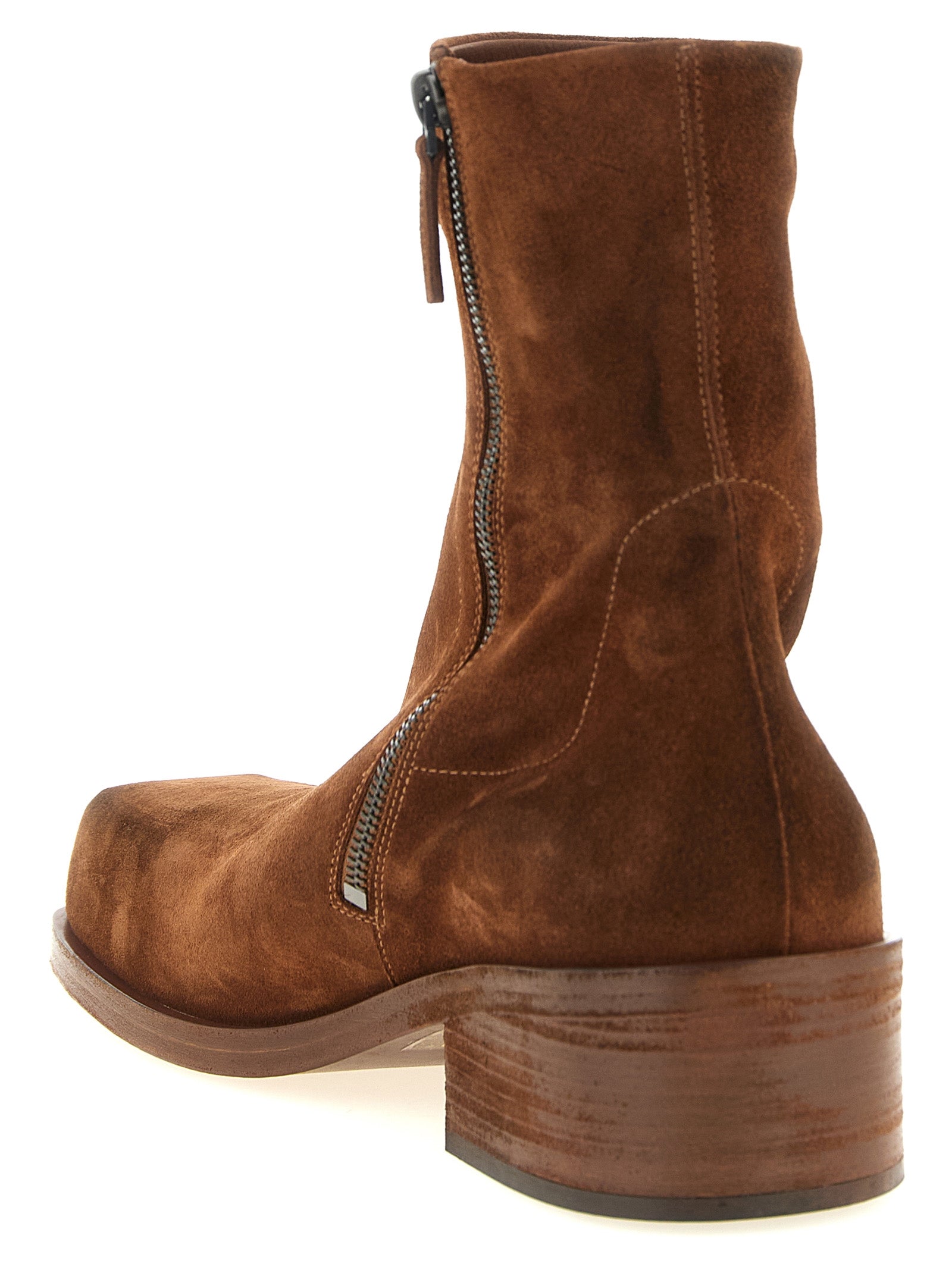 Marsèll Brown Calfskin Ankle Boots