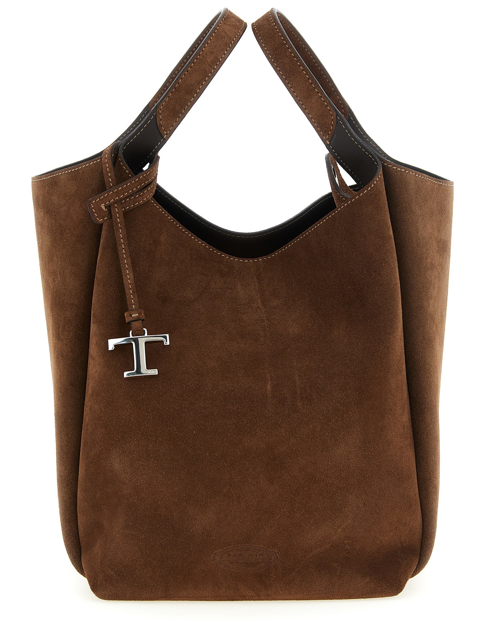 Tod's Brown Calfskin Bucket Bag