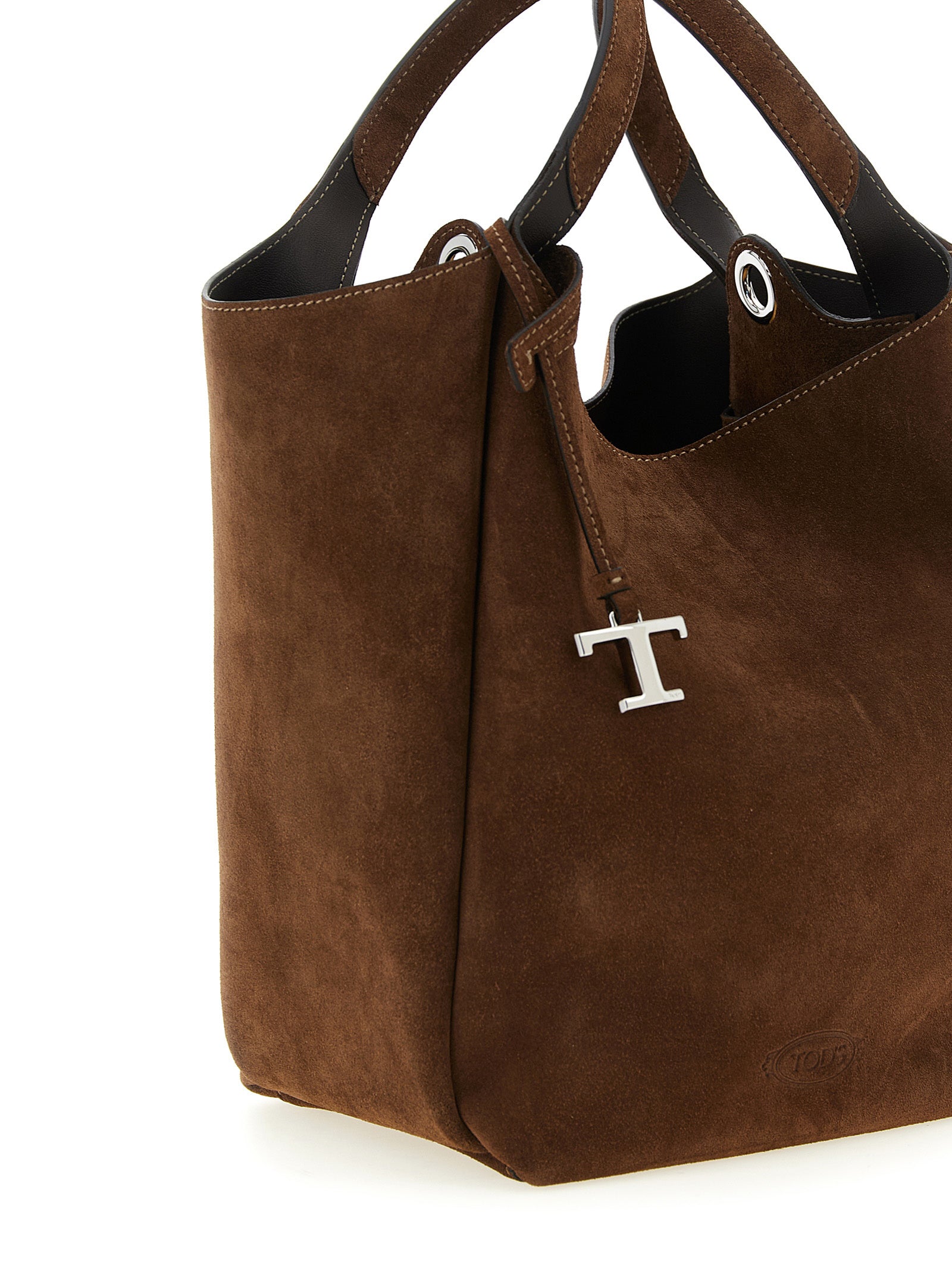 Tod's Brown Calfskin Bucket Bag