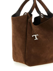 Tod's Brown Calfskin Bucket Bag
