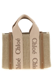 Chloé Pink Linen Mini Handbag