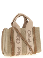 Chloé Pink Linen Mini Handbag