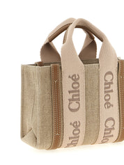 Chloé Pink Linen Mini Handbag