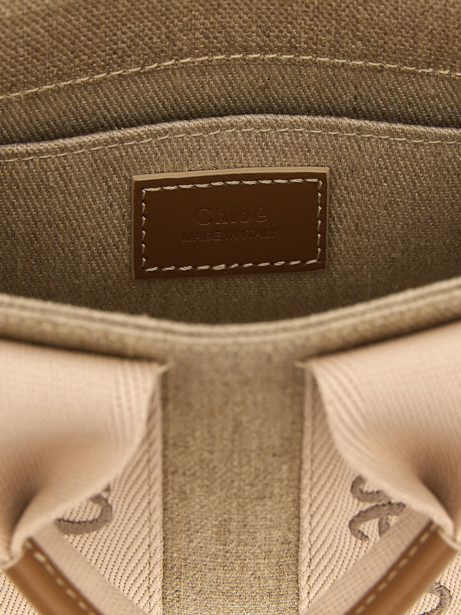 Chloé Pink Linen Mini Handbag