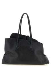 The Attico Black Calfskin Shoulder Bag