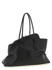 The Attico Black Calfskin Shoulder Bag