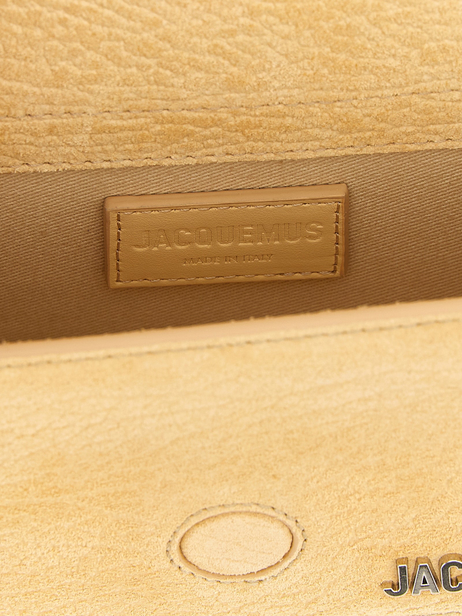 Jacquemus Light Yellow Cowhide Handbag