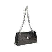 Tory Burch Black Suede Shoulder Bag
