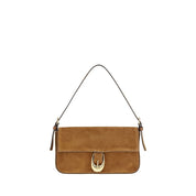 Staud Brown Suede Shoulder Bag