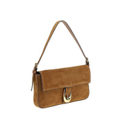 Staud Brown Suede Shoulder Bag