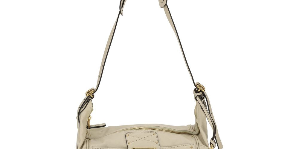 Chloé Beige Calf Leather Shoulder Bag