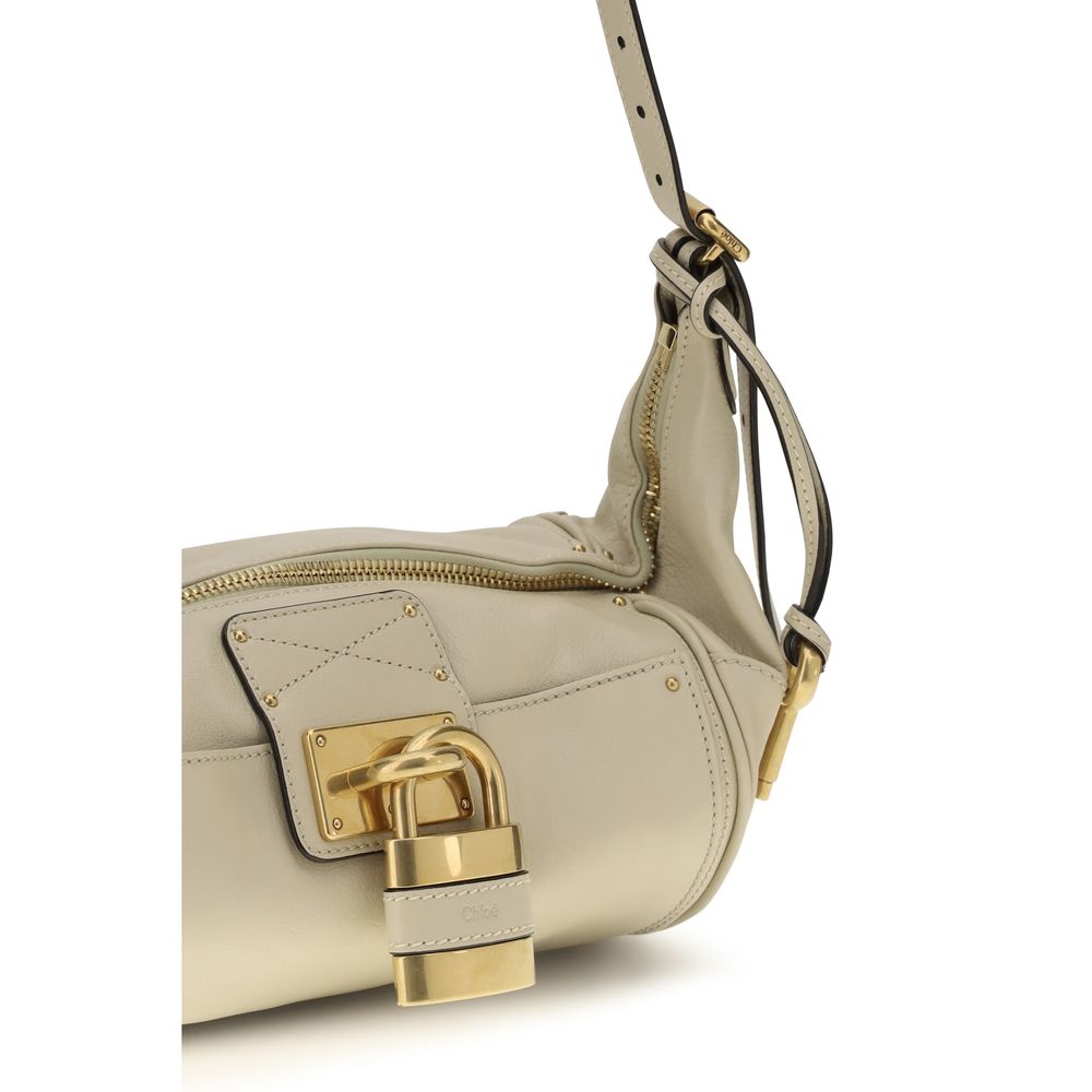 Chloé Beige Calf Leather Shoulder Bag