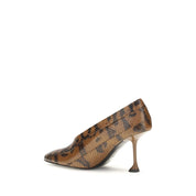 Proenza Schouler Brown Calf Leather High-Heel Pumps