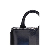 The Attico Black Calf Leather Shoulder Bag