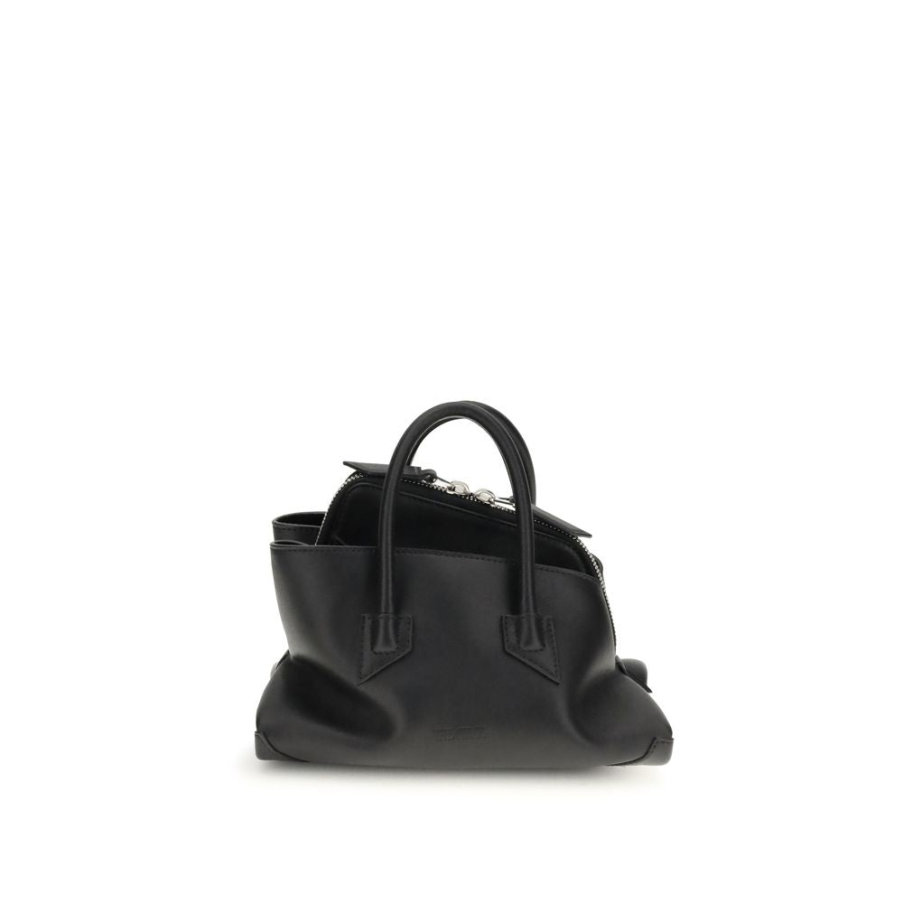 The Attico Black Calf Leather Mini Handbag
