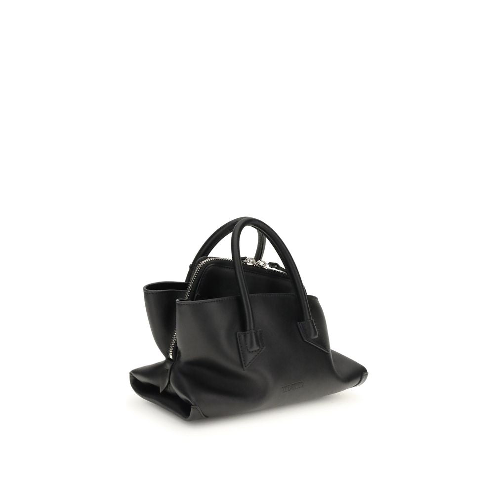 The Attico Black Calf Leather Mini Handbag