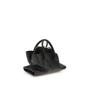 The Attico Black Calf Leather Mini Handbag